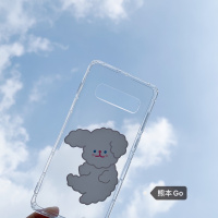 韩风狗狗S20 ultra三星S10手机壳Note10+软S8plus/S9+透明Note8/9真智力