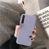 ins紫灰oppok5手机壳realmeX2pro保护套oppok3壳realmeq全包k5防摔k3软壳realm真智力