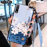 华为荣耀9xPro手机壳软硅胶全包honor9x防摔保护套腕带创意个性潮真智力