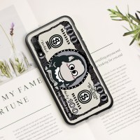 华为荣耀9x手机壳荣耀9xpro保护套软硅胶全包防摔超薄外壳创意个性壳子卡通100美元钞票男女情侣磨砂真智力