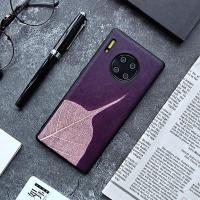 华为真皮手机壳p40pro佛系手机皮套mate305G复古 p30 mate20真智力