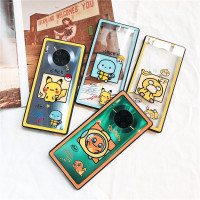 ins网红卡通神奇宝贝透明玻璃华为mate30pro手机壳mate20x保护套潮华为P40pro手机壳P40新款创真智力