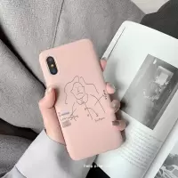 线条粉嫩红米note7手机壳Redmi硅胶note5全包简约k20pro/k30女款8真智力