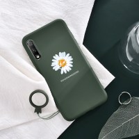 小雏菊华为荣耀9x手机壳女款9xpro华为9i荣耀9权志龙同款v9情侣 潮男 个性简约 新款真智力