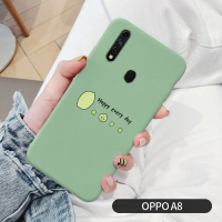 简约水果oppo a8手机壳女a91防摔硅胶小清新个性创意网红简约软壳真智力