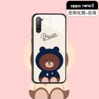 OPPO Reno3手机壳Reno3Pro5G女款Reno2潮牌硅胶防摔套男opporeno超薄玻璃por情侣简约真智力