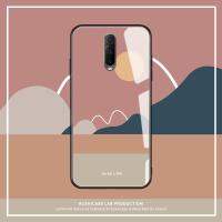 粉色日出oppoa11x手机壳a9x女生r15梦境版r17网红r11s防摔reno2玻璃a9情侣a5潮r9s个性f真智力