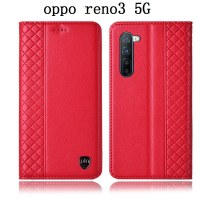OPPO Reno3 5G手机壳Reno3pro包真皮套翻盖防摔保护套纳帕真智力
