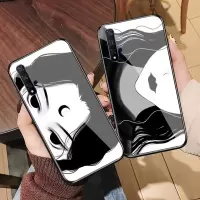 ins日系少女网红挡脸华为V20防摔8XMAX镜面手机壳荣耀20PRO/20i/10青春版PLAY钢化玻璃壳MAG真智力