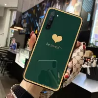 opporeno3手机壳女reon3pro手机套ace防摔10倍变焦玻璃硅胶reno2手机套奶奶灰时尚个红爱心创意真智力