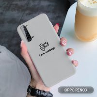 简笔猪兔oppo reno3手机壳女reno3pro硅胶软壳oppo简约文艺个性创意0pp0网红情侣时尚超薄磨砂保真智力