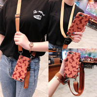 刘诗诗同款华为p30pro手机壳mate20潮牌p20网红nova4/2s/3i/3e带斜挎p10挂绳plus磨砂真智力