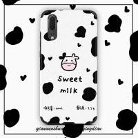 爱心奶牛纹华为p20手机壳冰丝nova5软nova4/3e全包2s硅胶5/3i荣耀8x/v20浮10情侣p10套m真智力