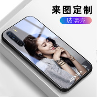 oppoa91玻璃手机壳定制照片个性订制情侣相片定做私人照片订做网红女款oppo A91图案自制diy制作防摔硅胶真智力