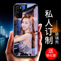 华为荣耀v30手机壳定制照片v20玻璃订制荣耀20创意潮男20s定做图案个性情侣荣耀v30pro照片diy相片订做真智力