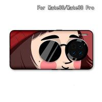 华为mate30pro萝莉大叔创意玻璃5G手机壳mate30情侣硅胶素皮版女真智力