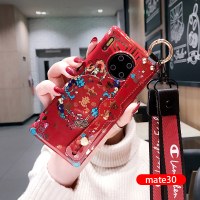 新年款华为mate30pro手机壳限量版5G中国风mate20吉祥如意复古红色p20防摔全包por鼠年创意带挂真智力