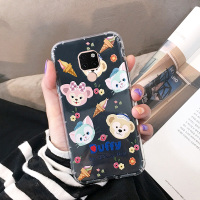 华为mate20pro手机壳mate20x5g版可爱冰淇淋小熊mate30pro/mate30lite透明软套女款真智力
