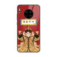 华为mate30pro手机壳玻璃曲面屏男故宫复古5侣款女可爱华为p30限量版红潮牌中国风个性创意mate20p真智力