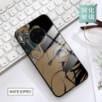 名侦探柯南华为mate30手机壳mate30pro套创意个性5g版动漫玻璃软边防摔卡通动漫二次元网红ins抖音潮牌真智力