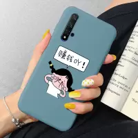 ins冷淡风富婆之路华为荣耀20手机壳20s个性v20创意play3软硅胶20pro全包20青春版防摔play网红真智力