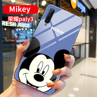 华为荣耀play3手机壳女款paly米老鼠玻璃壳play新年3男防摔软壳可爱卡通硅胶保护套个性创意全包硬情侣超薄潮真智力