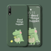 荣耀9x手机壳硅胶 全包边超薄9xpro卡通小恐龙v10情侣款v20个性创意8红新款 play防摔play3可真智力