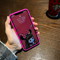 骚粉色iPhone11 promax手机壳女新款苹果11全包防摔软潮真智力