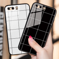 简约格子荣耀10手机壳华为荣耀V10荣耀V20情侣9i网红play女款note10个性创意magic2潮牌青春版玻真智力