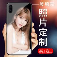 荣耀8X来图定制max钢化玻璃麦芒7手机壳note10照片做nova3i保护套真智力