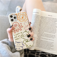 涂鸦动物园苹果11promax手机壳iPhonexs/7/8plus褶皱xr防摔全包套真智力