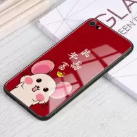 2020新年苹果6splus手机壳女6s玻璃镜面iphone8plus防摔6全包plus个性创意7苹果11鼠年本命真智力