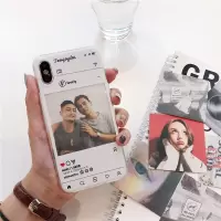 ins截图小卡片三星c9pro手机壳c7硅胶c5pro防摔c9000全包软男女款真智力