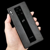 华为保时捷限量版mate30rs手机壳翻毛皮套保护壳真皮包防摔超薄真智力