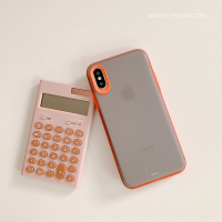 撞色11Pro晶透磨砂8plus苹果X手机壳适用iphone xs max/xr/7p软壳真智力