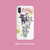 原创美少女猫咪iphone 11pro/xs max/xr苹果i8/7plus手机壳软6s真智力