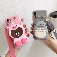 vivoz5i手机壳iqoo3软s6硅胶z6零钱包u3x斜挎挂绳s5背带外壳s1pro全包防摔套Y3卡通可爱z3i真智力