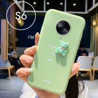 小清新vivos6手机壳s1pro情侣卡通树脂小熊S5女生s1软硅胶防摔套真智力