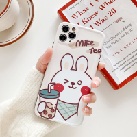 卡通可爱兔子11Pro/Max苹果X/XS/XR手机壳iPhone7全包镜头8plus女真智力