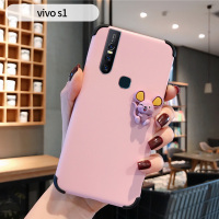 立体眨眼鼠vivo5手机壳女1硅胶1pro四角防摔5网红vivo卡通vivi超薄磨砂情侣简约可爱小清新趣味保护套真智力