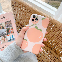 小清新水蜜桃橘子苹果11promax手机壳iPhoneXS/XR全包镜头7/8plus真智力