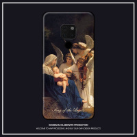 适用华为mate30pro/9/8/10pro/20x5G手机壳天使之歌油画欧美复古真智力