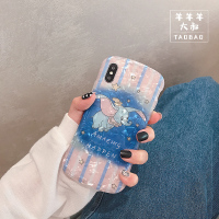 11pro小飞象8plus苹果x手机壳iphone7/xs/max/xr贝壳纹iphonex/6s真智力