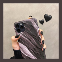 油墨大理石适用11ProMax苹果X手机壳XR女iPhone7p/8plus褶皱xsmax真智力