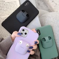 airpods苹果X手机壳iPhone11Pro maxXS耳机套XR男女款6s/7/8plus蓝牙耳机6真智力