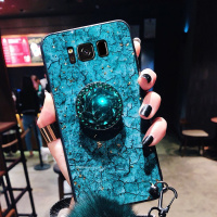 三星s8+手机壳毛绒s10e网红女s9+全包防摔galaxy保护套G9500硅胶软壳G9650时尚可爱曲屏S7ed真智力