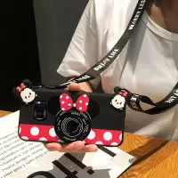 三星s6/s6edge/s7/s7edge手机壳 s6edge+/s6edgeplus 可爱女款斜挎挂绳童年回忆D真智力
