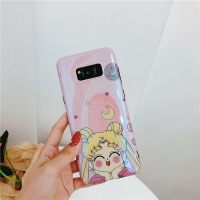 三星s9+全包手机壳a9 star lite卡通美少女note8蓝光A9手机套s8软壳s7edge防摔note9潮真智力