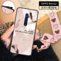 opporeno手机壳潮opporeno2女玻璃reno10十倍变焦版oppo升降reno2潮牌0pp0网红女神o真智力