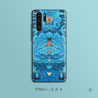 中国风故宫华为mate30点翠p30pro古风蓝色流苏古典浮全包手机壳真智力